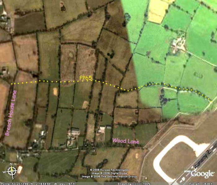 FP65 aerial view courtesy of Google Earth