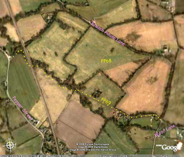 FP69 aerial view courtesy of Google Earth